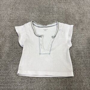 Out From Under Urban Outfitters Top Beige Cap Sleeve Women’s Size XS/S